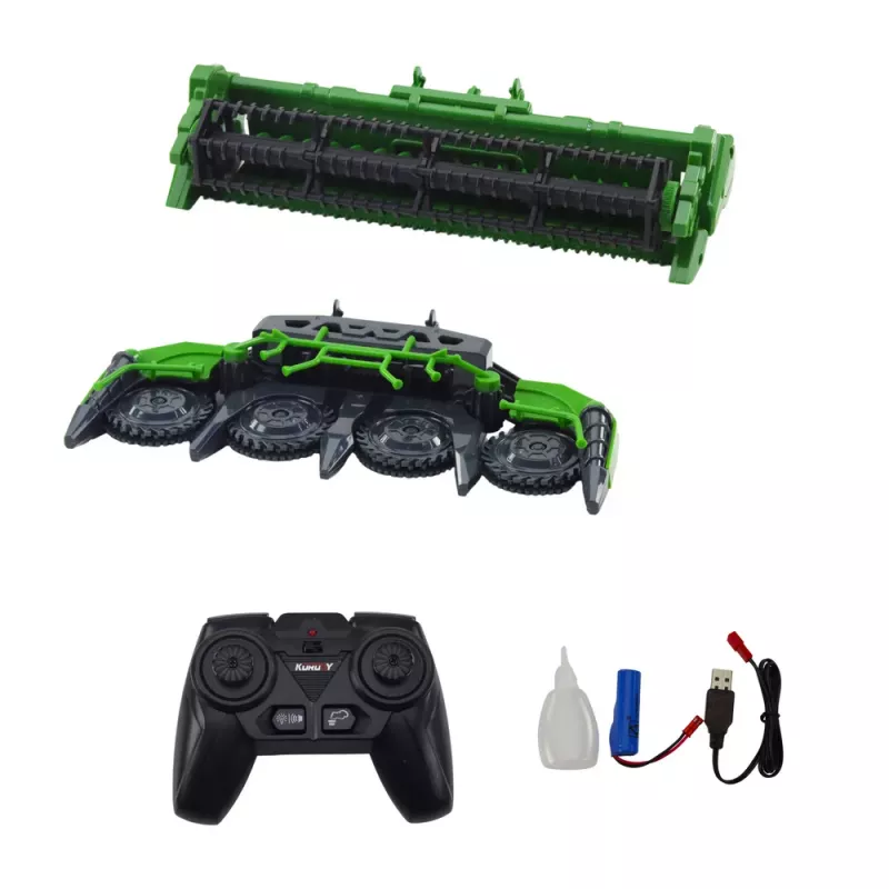 LEAN TOYS Agricultural Combine Harvester Grain and Corn Header Remote Control RC 1:24