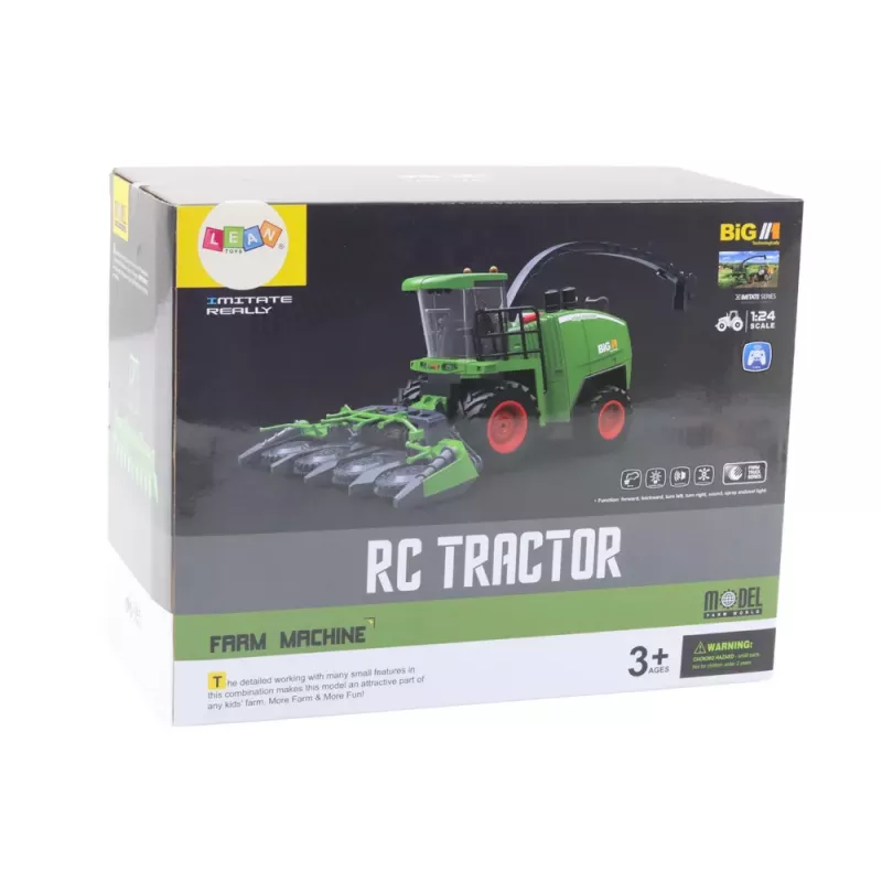 LEAN TOYS Agricultural Combine Harvester Grain and Corn Header Remote Control RC 1:24