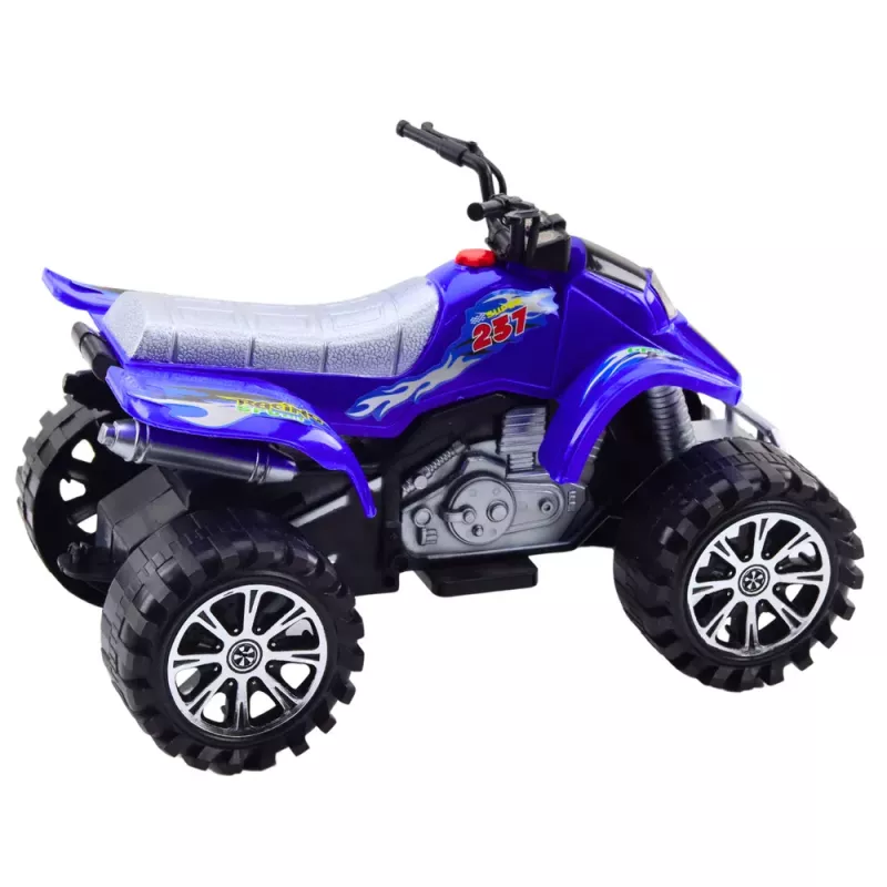 LEAN TOYS Quad Terrain Drive Treaded Wheels Blue