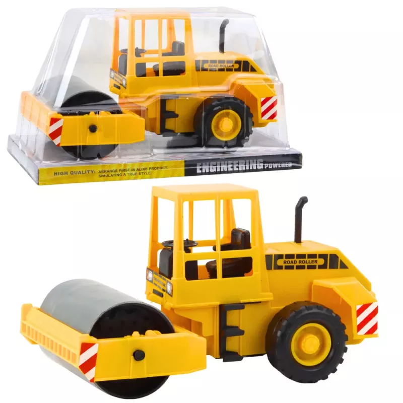 LEAN TOYS Road Roller Construction Vehicle Rotary Roller Steering