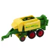LEAN TOYS Set of Agricultural Tractor Trailer Press Agricultural Machine