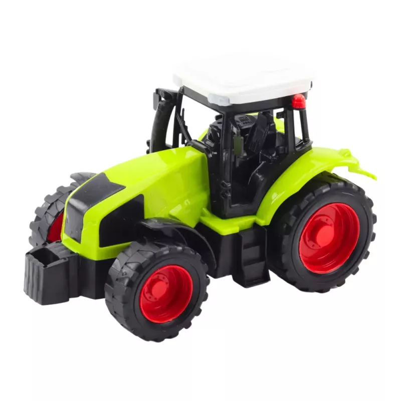LEAN TOYS Agricultural Tractor with HDS Trailer for Transporting Timber Logs