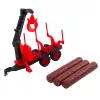 LEAN TOYS Agricultural Tractor with HDS Trailer for Transporting Timber Logs