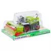LEAN TOYS Toy Agricultural Combine Harvester Movable With Drive Green
