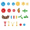 LEAN TOYS DIY Flower Garden Building Blocks 148 Pieces