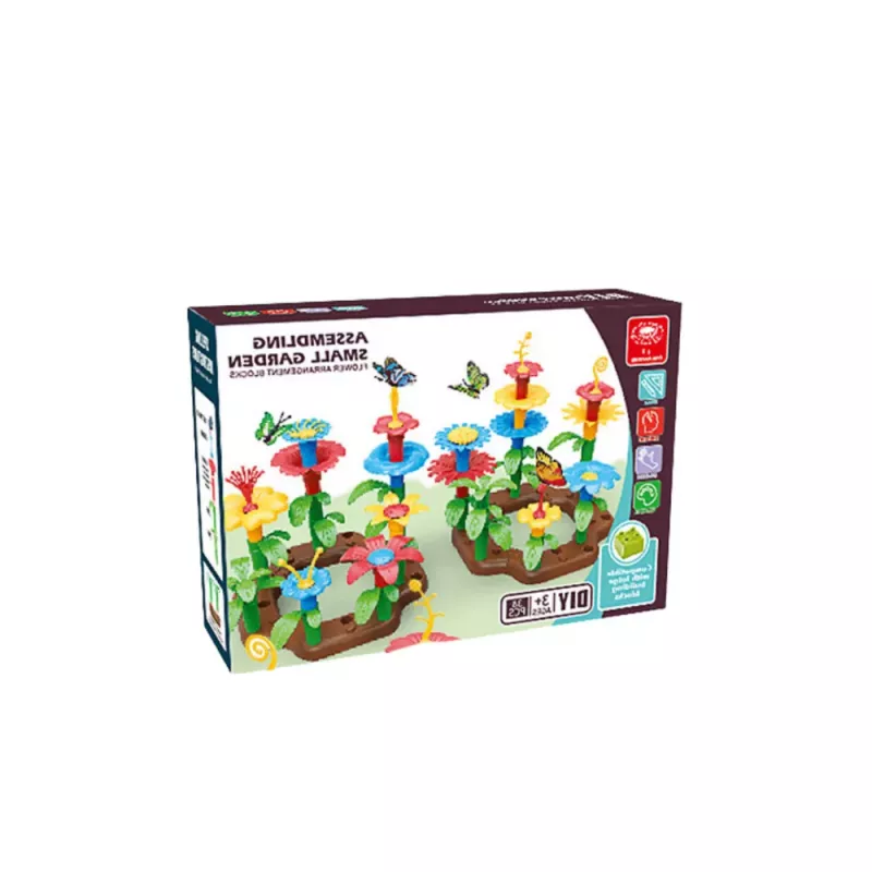 LEAN TOYS DIY Flower Garden Building Blocks 148 Pieces