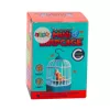LEAN TOYS Battery Operated Bird Cage Lights Sounds Orange