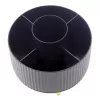 LEAN 360° Rotating Cosmetic Brush Organizer with 5 Compartments Black