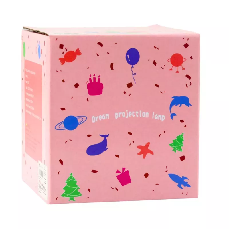 LEAN TOYS Star Projector for Children Night Light 6 Interchangeable Projections