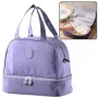 LEAN Thermal Insulating Breakfast Bag with Adjustable Strap Purple 27cm