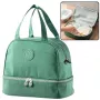 LEAN Thermal Insulating Breakfast Bag with Adjustable Strap Green 27cm