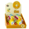 LEAN TOYS Interactive Musical Duck for Toddlers Moves Lights Yellow