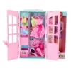 LEAN TOYS Doll Set with Wardrobe Accessories Clothes Fashion Dress Up for Girls