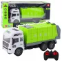 LEAN TOYS RC Garbage Truck Remote Controlled Light Green 1:24