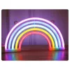 LEAN Decorative Night Light Neon Rainbow LED Battery Operated