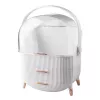 LEAN Cosmetics Organizer Opening Lid Transparent Two Drawers White