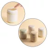 LEAN Mini Waste Bin Opening Lid Universal Elegant Beige
