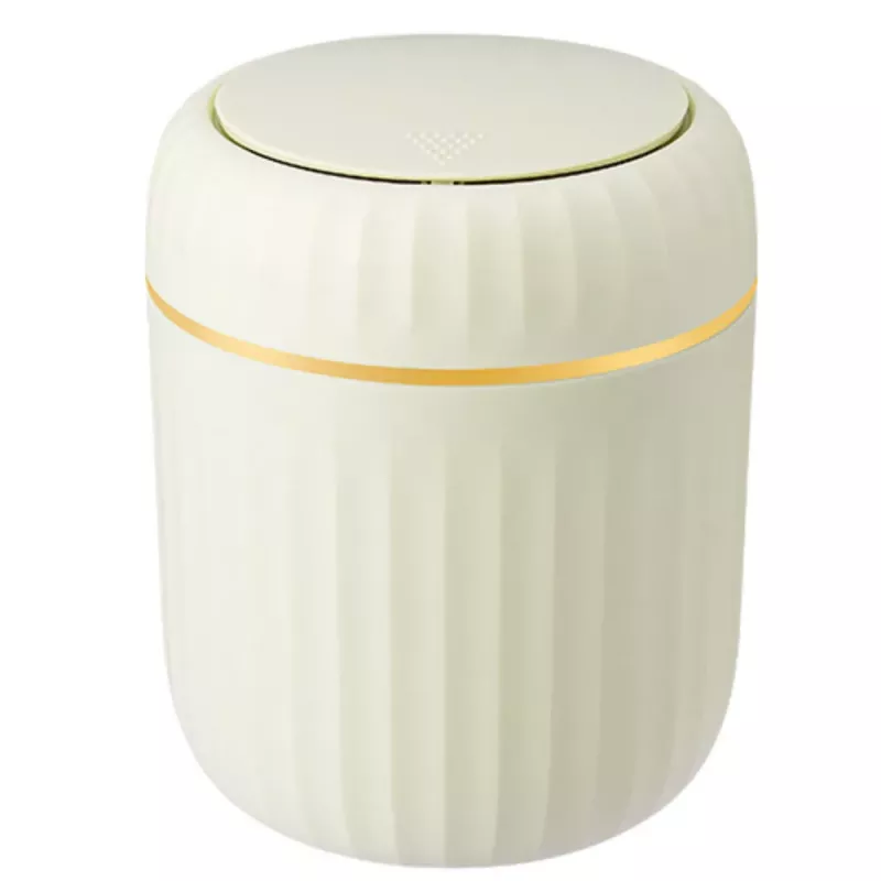 LEAN Mini Waste Bin Opening Lid Universal Elegant Green