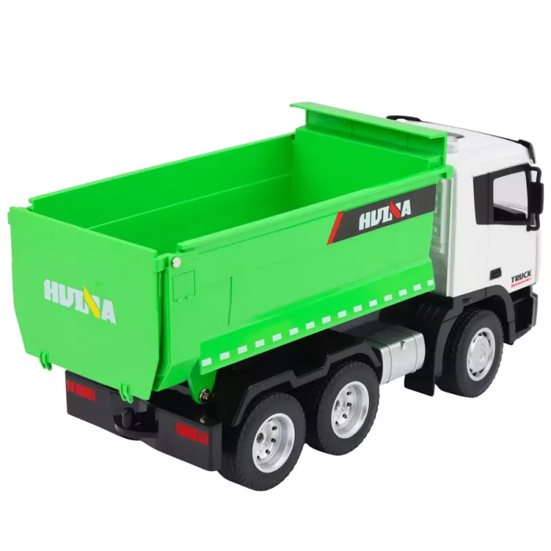 Huina RC Remote Control Dump Truck Green 1:18