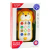 LEAN TOYS Interactive Educational Phone for Toddlers Sounds Melodies Yellow Lion