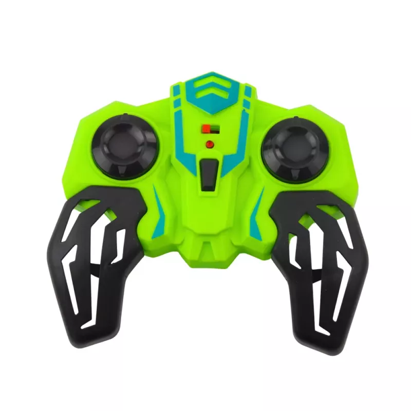 LEAN TOYS Remote Controlled RC Stunt Car 360° Spins Green