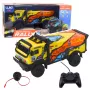 LEAN TOYS Remote Controlled Truck RC Remote Control Sounds Yellow