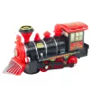 LEAN TOYS Classic Electric Locomotive Obstacle Sensor Lights Sounds