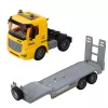 LEAN TOYS Truck Tow Truck Crawler Excavator Moving Lights Sounds Yellow