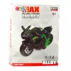 LEAN TOYS Motorcycle to Assemble Screw Metal 1:14 DIY Green-Red