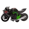 LEAN TOYS Motorcycle to Assemble Screw Metal 1:14 DIY Green-Black