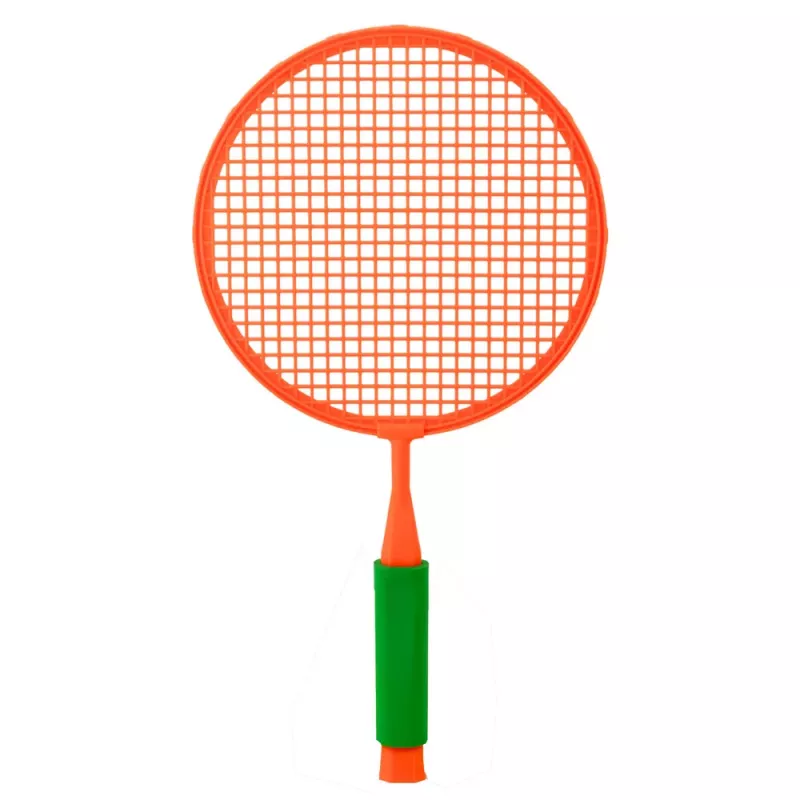 LEAN TOYS Badminton Racket Set: 2 Rackets, 2 Large Feather Shuttlecocks and 1 Ball