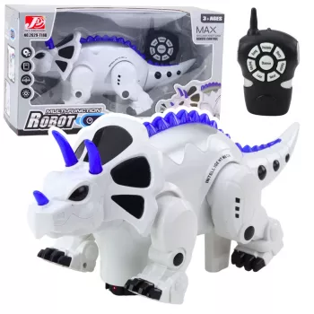 LEAN TOYS Smart Remote Controlled RC Dinosaur Robot Triceratops