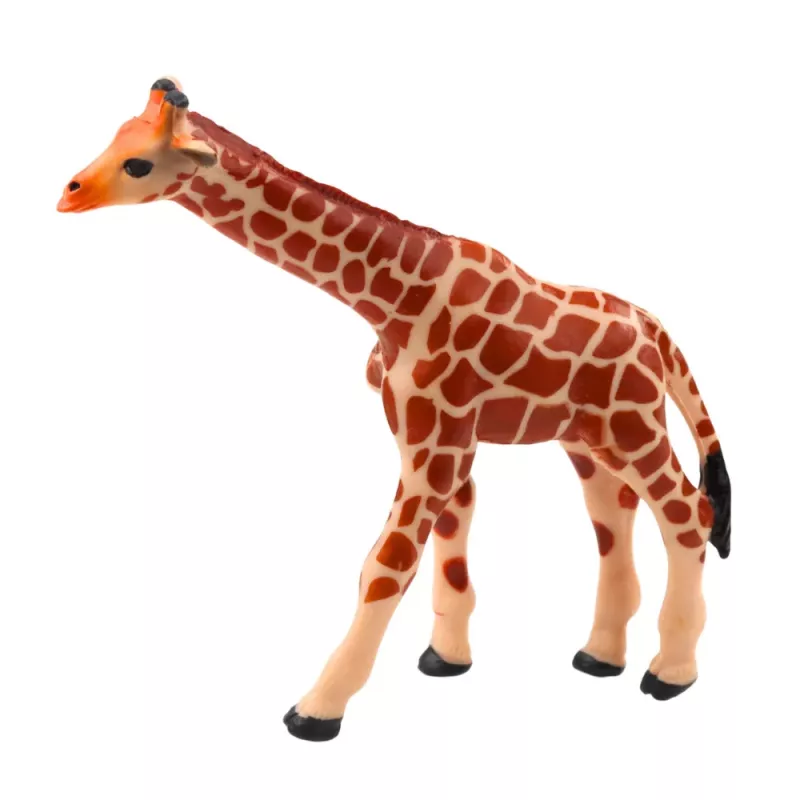 LEAN TOYS Set of Mini Figures Wild Animals Chimpanzee Giraffe 6-9cm 4pcs