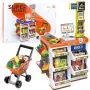 LEAN TOYS Shop Set Cash Register, Trolley, Scanner, Supermarket, Kids Shop