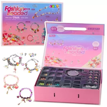 LEAN TOYS DIY Jewelry Bracelet Beads Pendants Making Kit