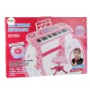 LEAN TOYS Electronic Piano for Children with Microphone 37 Keys Pink