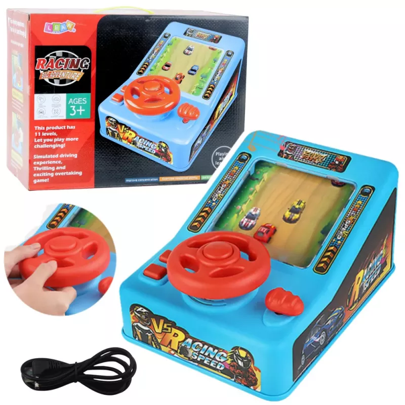 LEAN TOYS Interactive Driving Simulator Steering Wheel with Speed Change Sounds