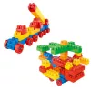 LEAN TOYS Set of 3D Colorful Construction Blocks 180 pcs.