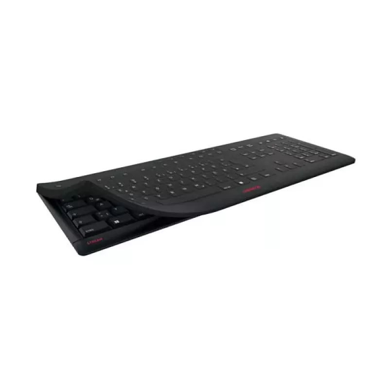 CHERRY STREAM PROTECT KEYBOARD Corded US-Layout Black