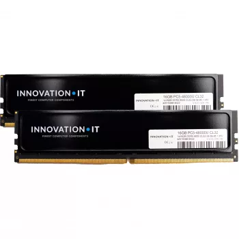 Innovation IT 6000 32GB DDR5 RAM Kit (2x16GB) CL32 1.35V Heatspreader (CL32-38-38-96)