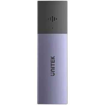 UNITEK SolidForce Smart Anti-Loss M.2 NVMe PCIe SSD Enclosure USB 3.2 Gen 2 Type-C 10Gbps Tool-Free