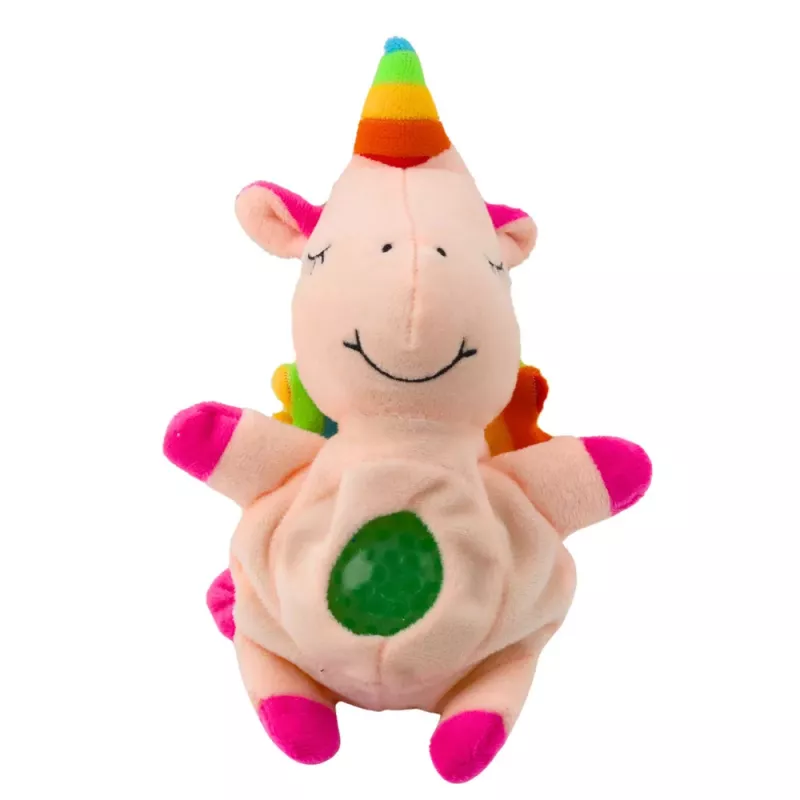 LEAN TOYS Plush Toy Squeezable Tummy with Water Balls 20cm Mix
