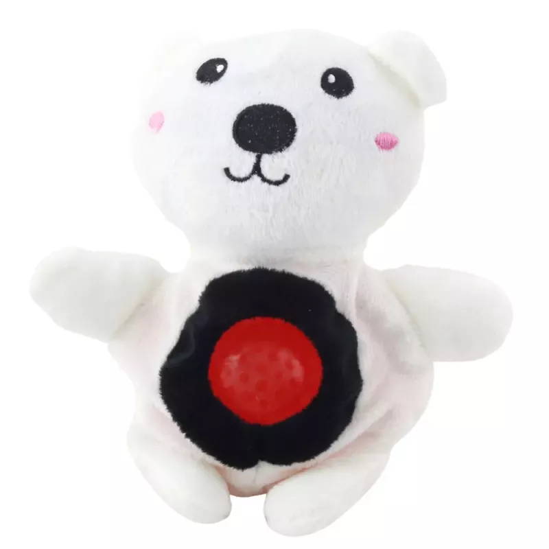 LEAN TOYS Plush Toy Squeezable Tummy with Water Balls 20cm Mix