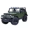LEAN TOYS Construction Bricks Off-Road Car Green Khaki 2078 pcs.