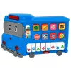 LEAN TOYS Electric Piano Educational For Toddlers Blue Bus