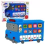 LEAN TOYS Electric Piano Educational For Toddlers Blue Bus
