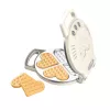 LEAN TOYS Pizza Waffle Set with Add-ons Kitchen Accessories for Kids
