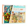 LEAN TOYS Pizza Waffle Set with Add-ons Kitchen Accessories for Kids