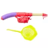 LEAN TOYS Fishing Set: Crab Table, 10 Fish, Fishing Rod, Strainer, Pink