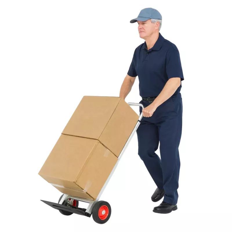 LEAN Foldable Aluminum Warehouse Transport Trolley 90kg